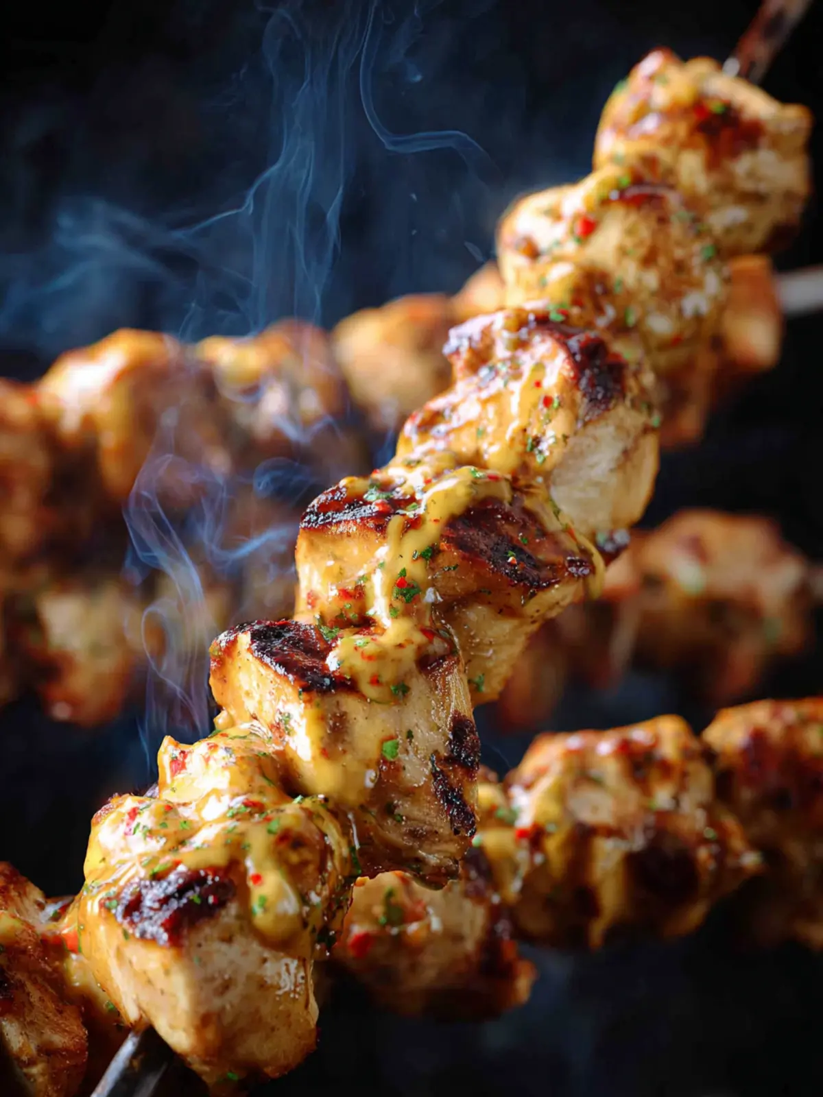 Bang Bang Chicken Kabobs First Image