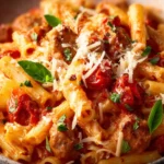 Italian Sausage Pasta First Image