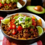 Slow Cooker Turkey Taco Bowls First Image