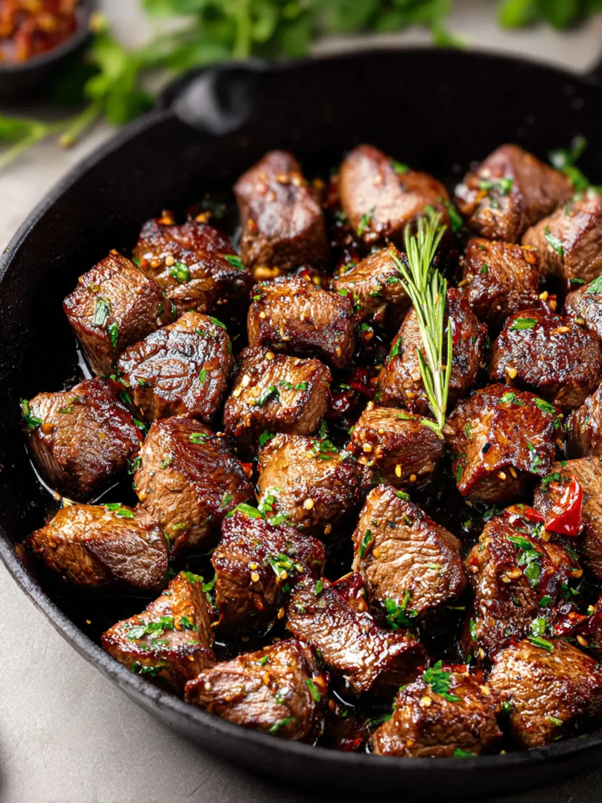 Easy Garlic Steak Bites First Image