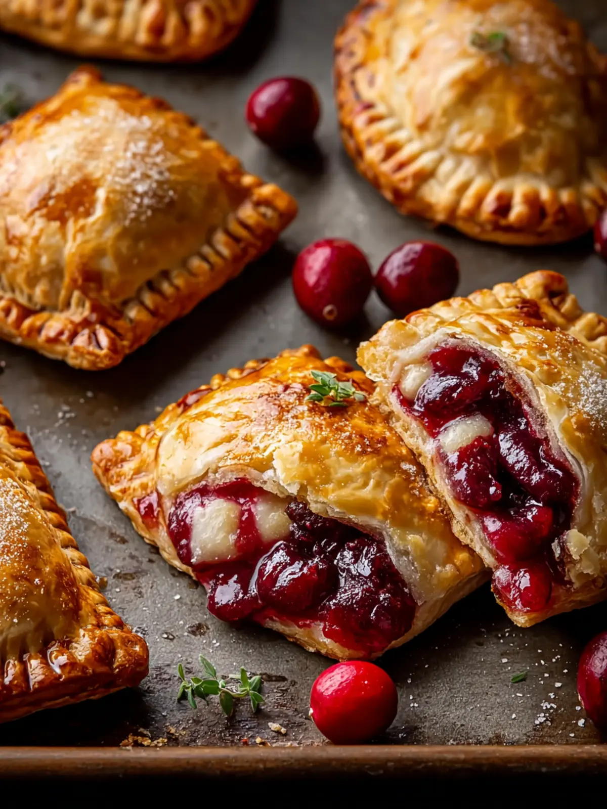 Irresistible Cranberry Brie Hand Pies Recipe to Delight First Image