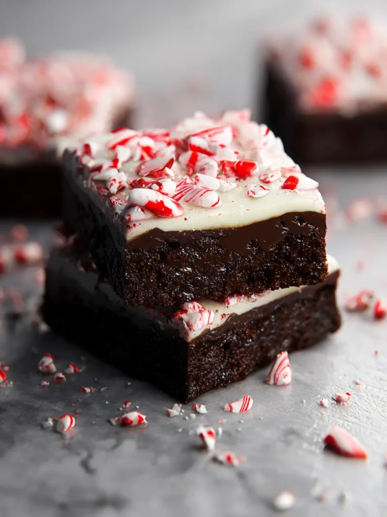 Peppermint Bark Brownies First Image