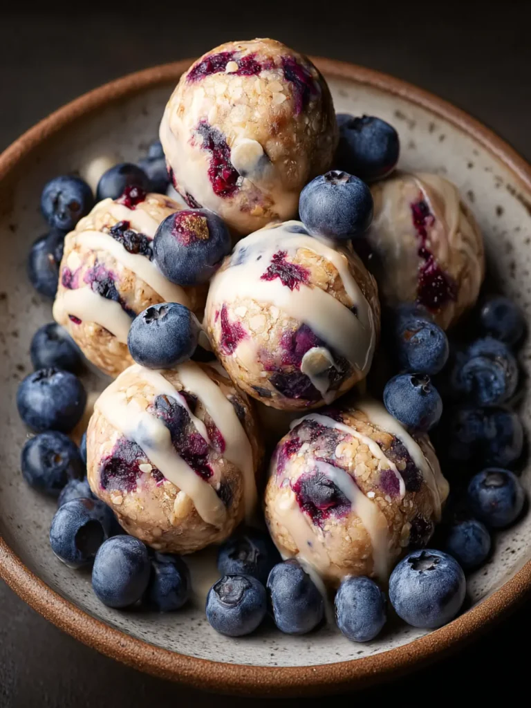Blueberry Cheesecake Protein Bites First Image