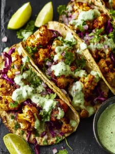 Cauliflower Tacos with Cilantro Lime Crema: An Incredible Ultimate Recipe First Image