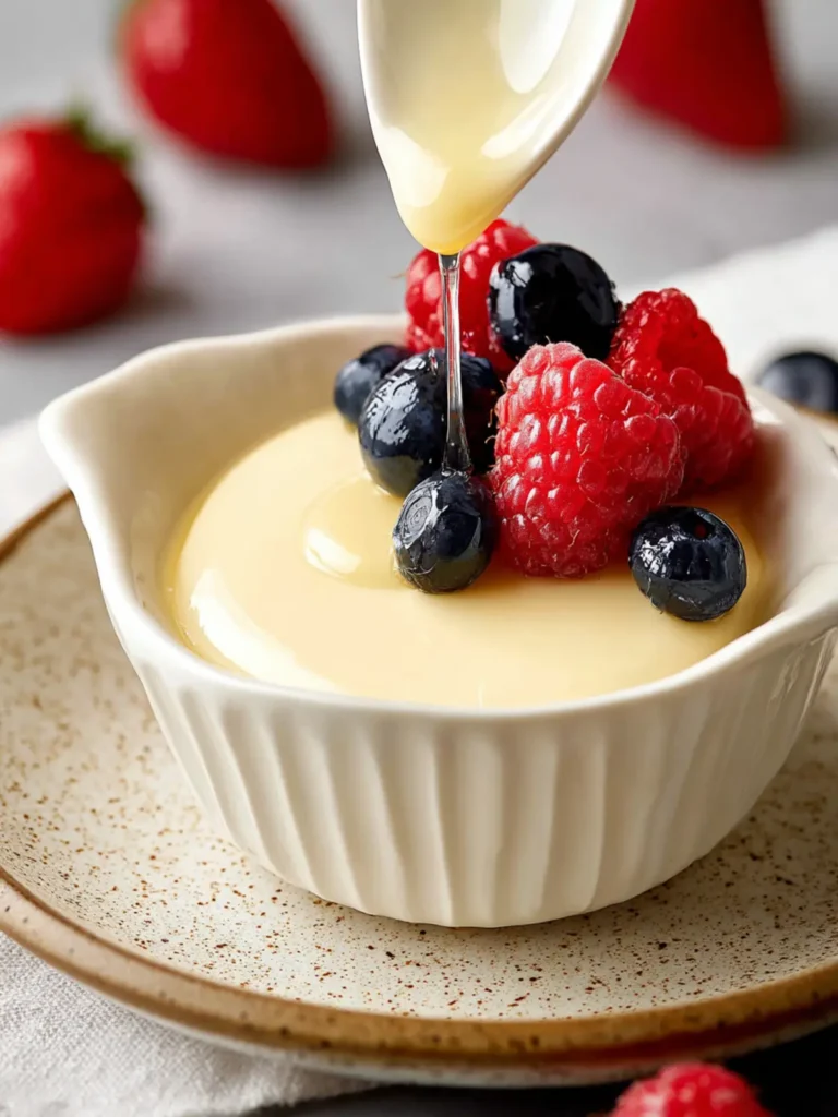 Crème Anglaise Recipe (Custard Sauce) First Image