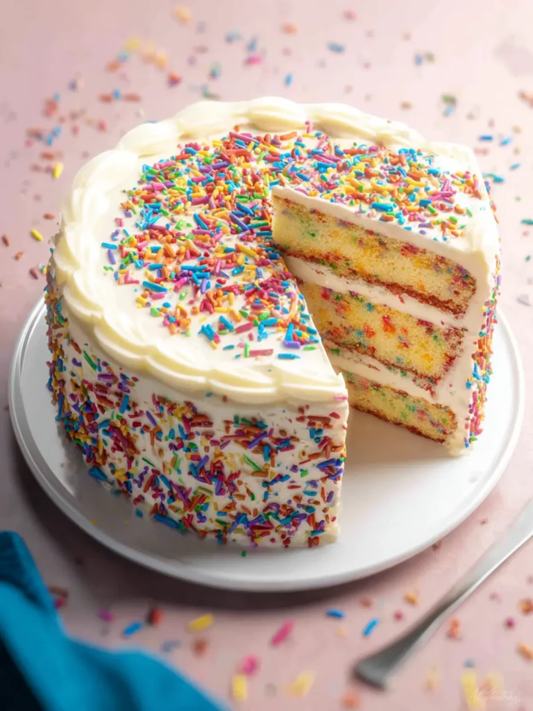 Gluten Free Funfetti Cake First Image