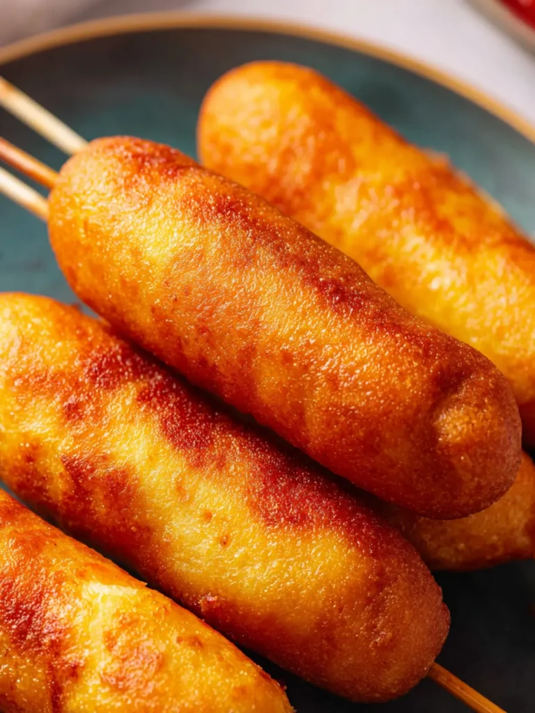 Homemade Corn Dogs in Air Fryer First Image