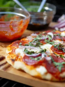 Homemade Grilled Pizza First Image