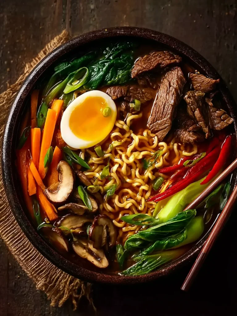 Slow Cooker Beef Ramen Noodles: A Cozy Bowl of Comfort and Tradition First Image