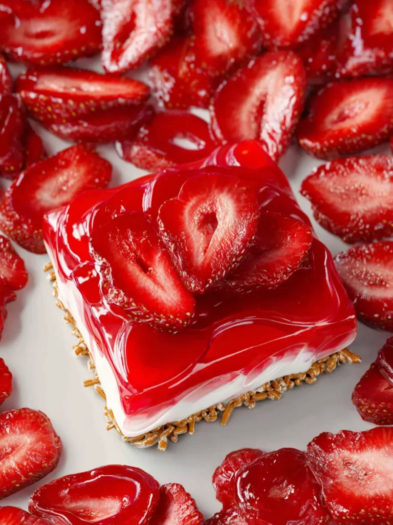 Strawberry Pretzel Salad First Image