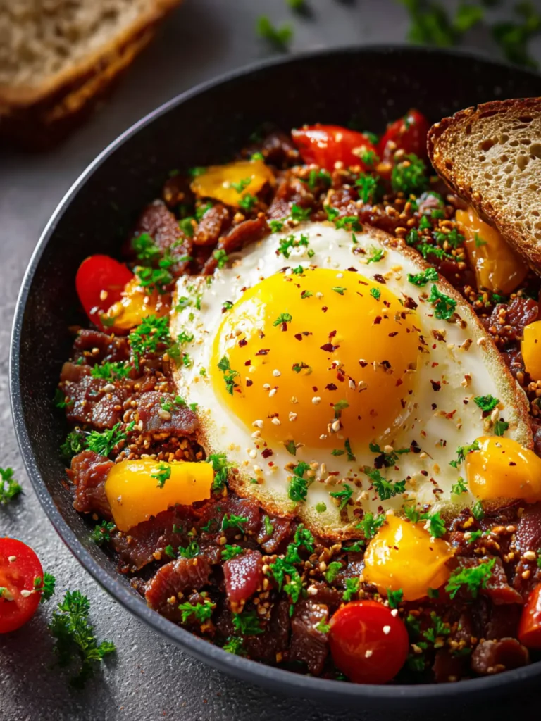 Beef Eggs Breakfast First Image