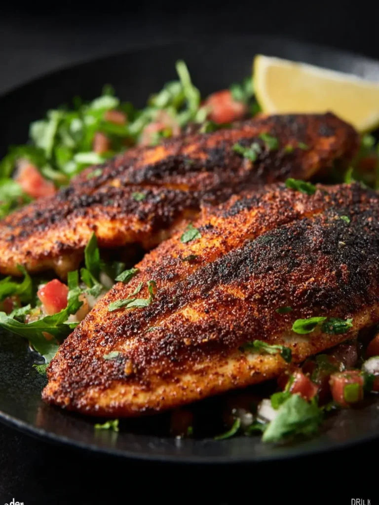 Blackened Tilapia Recipe First Image