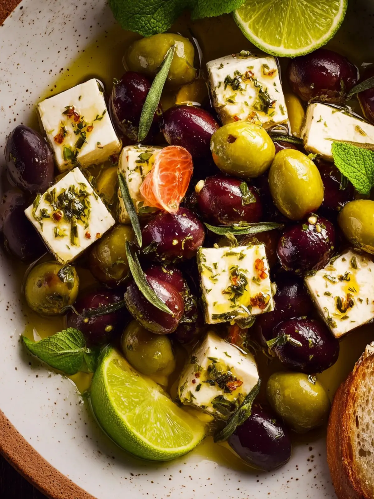 Citrus Herb Feta Olives First Image