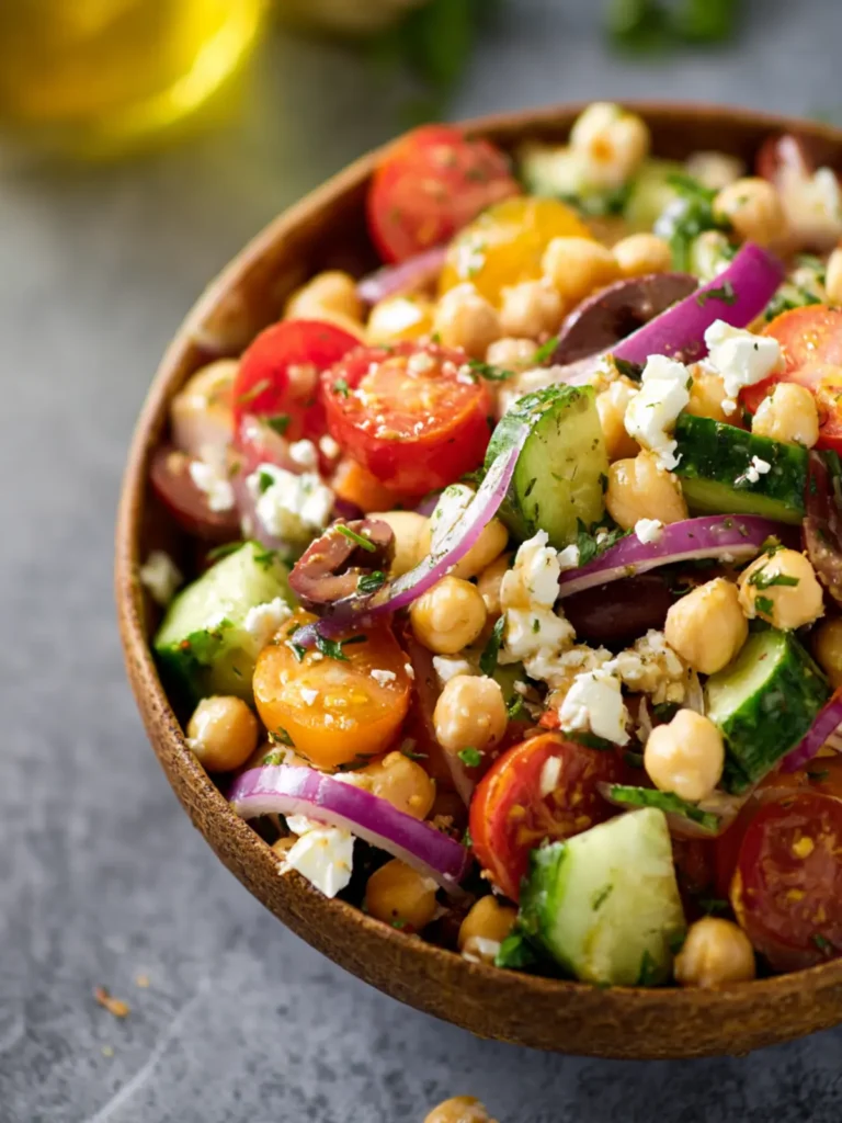 Mediterranean Chickpea Salad First Image