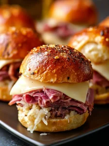 Reuben sandwich sliders recipe First Image