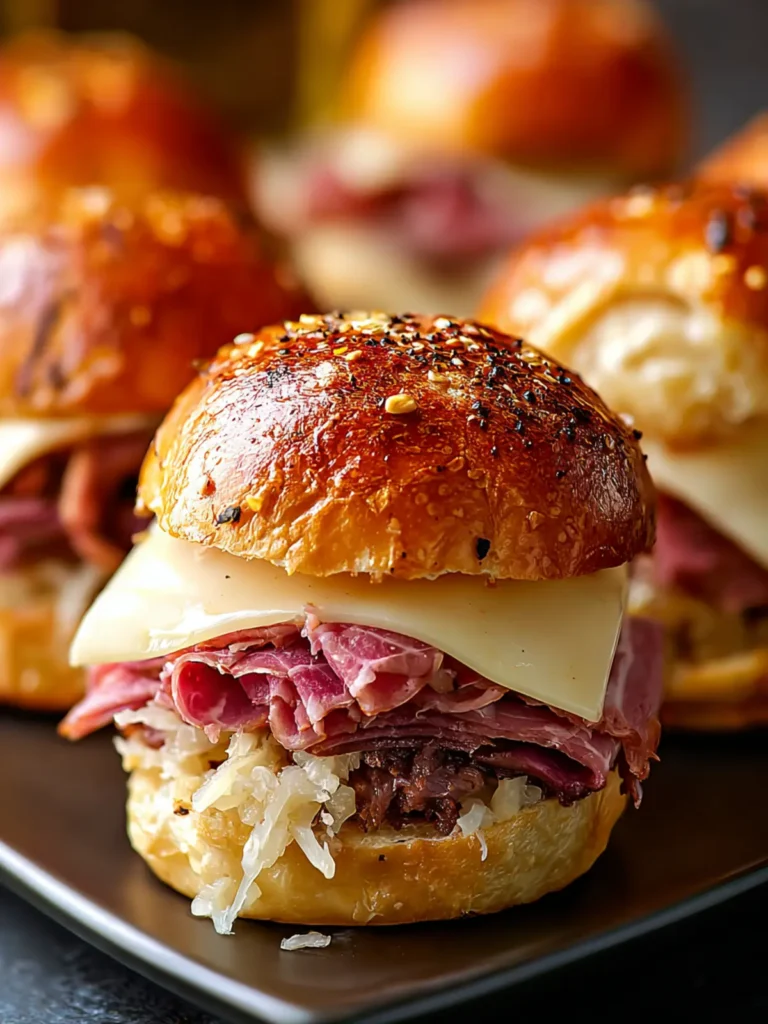 Reuben sandwich sliders recipe First Image