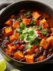 Sweet Potato Chili Recipe First Image
