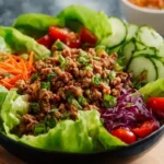 Healthy Ground Turkey Lettuce Wrap Bowls First Image