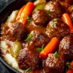 Pot Roast with Frozen Meatballs First Image