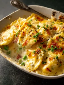 alfredo ravioli casserole First Image