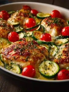 chicken zucchini bake First Image